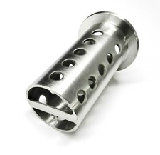 Perforated Casting Flask 2-1/2" x 6" Flask Vacuum Casting Stainless 1/8" Wall
