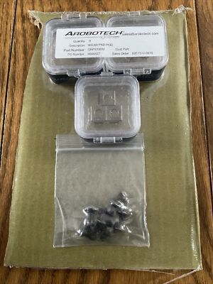 9x Arobotech Verschleißpads PKD GFK0100M