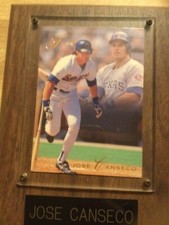 Jose Canseco Texas Rangers All Stars Plaque My Favorite Players