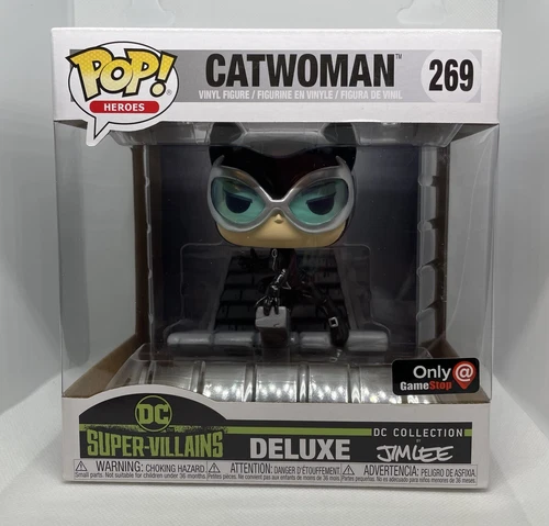 Funko Pop! Deluxe: DC Comics - Catwoman (Jim Lee Deluxe) - GameStop (GS)...