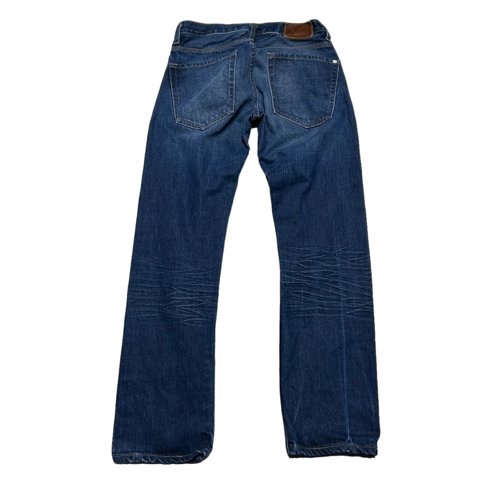 Pantalones de mezclilla Baldwin The Reed para hombre 29 X 30 clásicos pierna recta botón mosca Foto 2 de 4