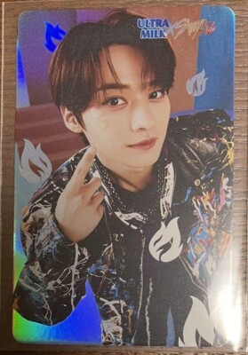 STRAY KIDS ROCK STAR 樂 STAR ULTRA MILK Official Photo card