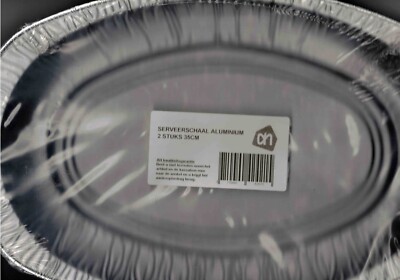 10 Servierschalen , Servierplatten oval 35x23cm , Alu Aluminium , Buffet , Party