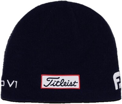 Titleist Golf Merino Wool FJ/ProV1 Beanie/Toboggan COLOR: Navy SIZE: OSFM