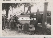 Photo, WW2, view of an accident truck N 50328
