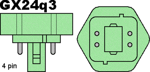 Sylvania 20879 CF26DT/E/IN/827/ECO 26W T4 4pin GX24q-3 2700k Pkg. of 6 - Picture 3 of 3