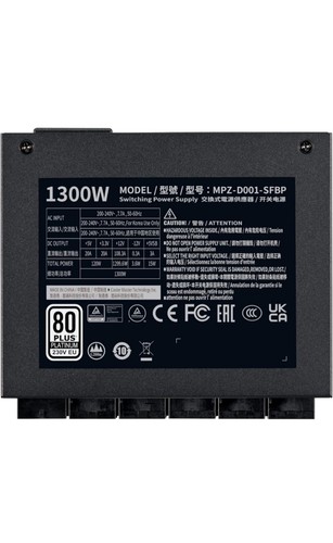 Cooler Master V1300 Platinum 1300W Full-Modular 80+ PSU - Photo 6/11