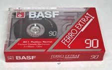 BASF FERRO EXTRA I 90  Blank Audio Cassette Tape (Sealed) New!