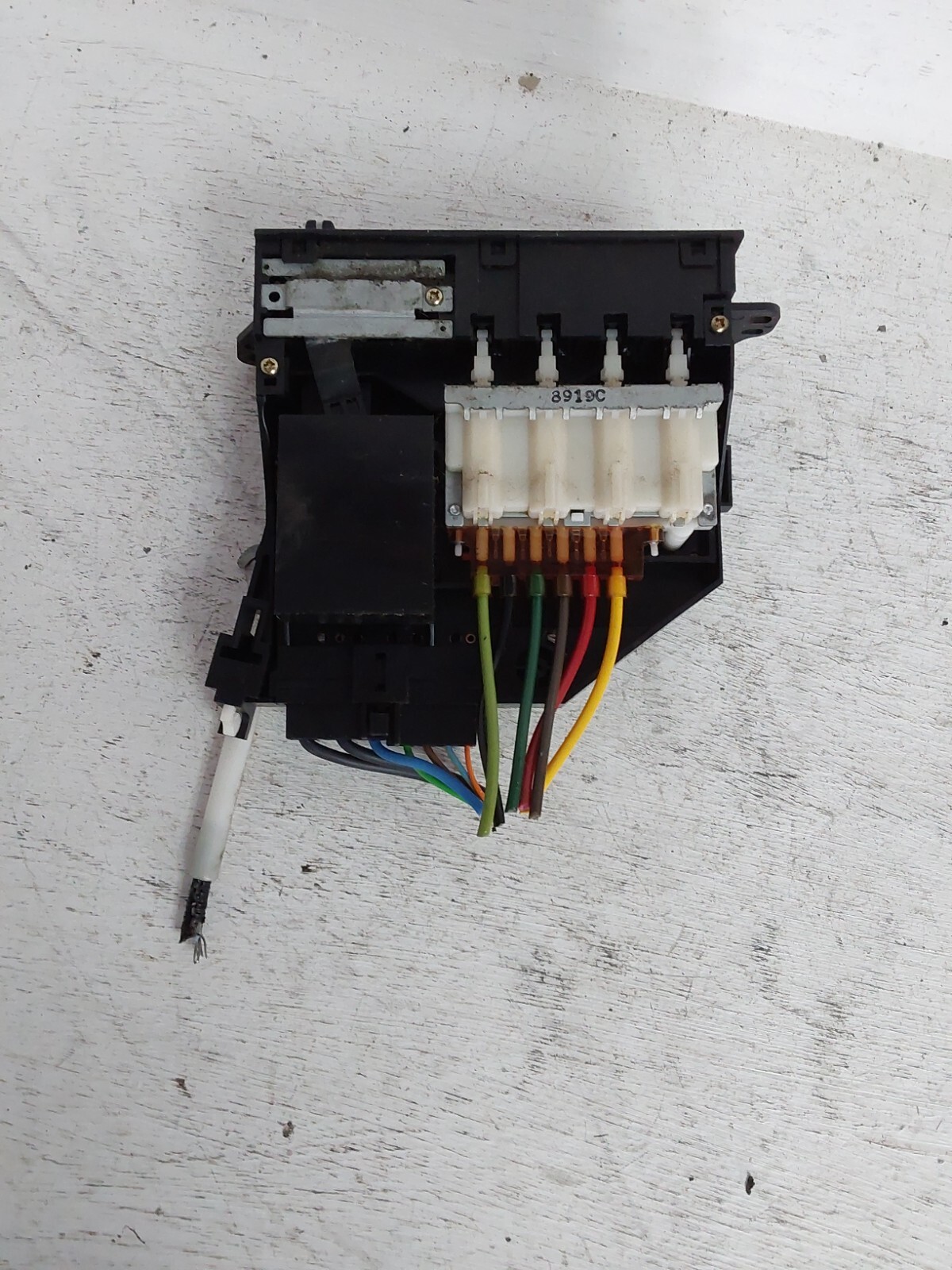 1989 CHRYSLER TC MASERATI TEMPERATURE CLIMATE CONTROL SWITCH PANEL (P4307)