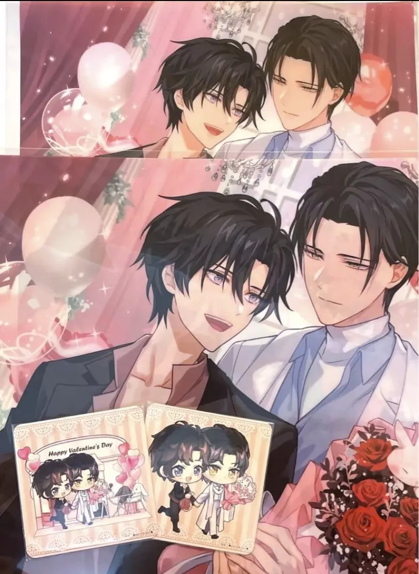 Mo Dao Zu Shi MDZS Clear Poster A3 Coaster Set Cafe Valentine White Day  Limited