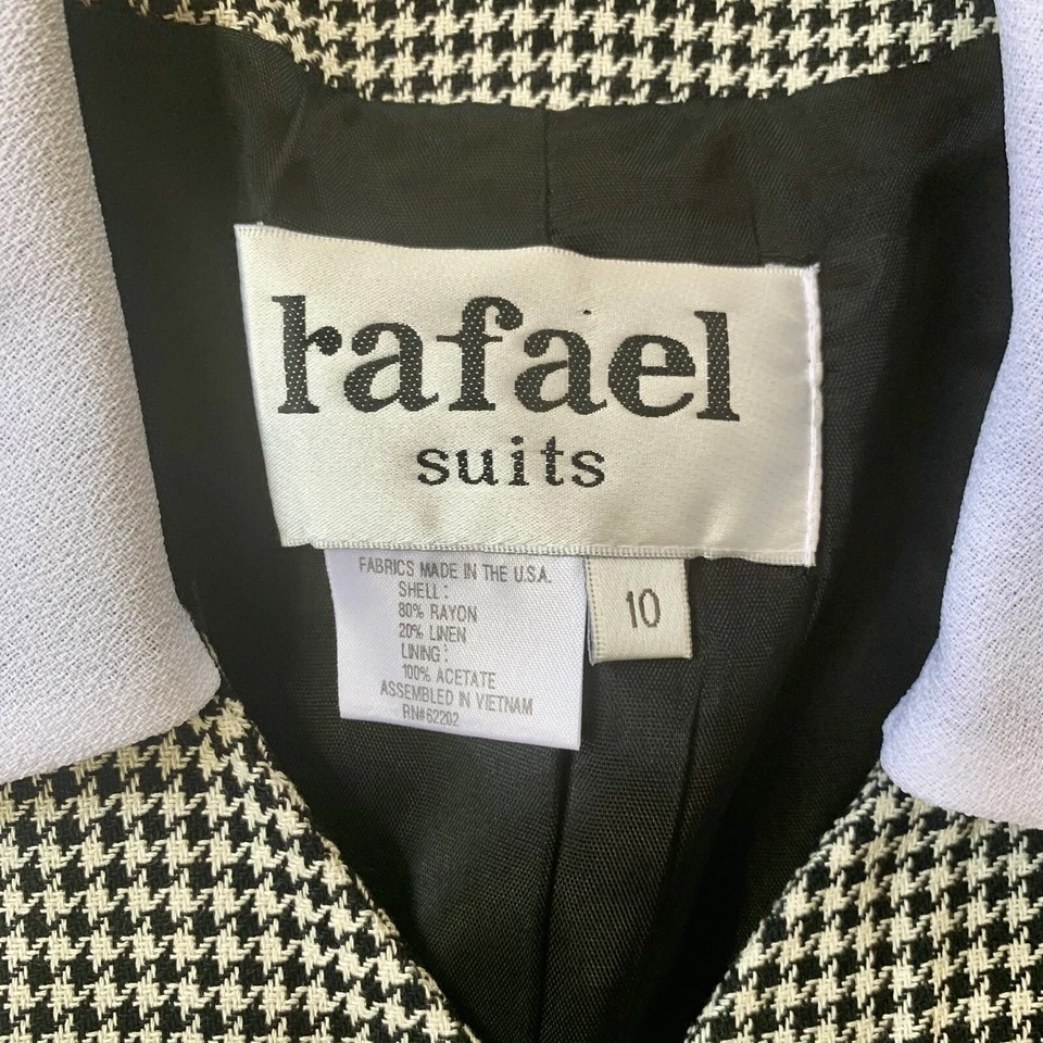 RAFAEL TRAITS Mujer Talla 10 Traje Chaqueta Blazer Manga Larga NUEVO Mezcla de Lino Foto 4 de 4