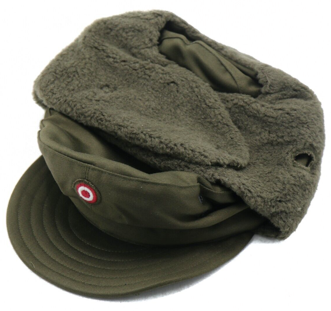Size 57 Austrian Winter Hat Cap Army Surplus Cap Quilted Fleece
