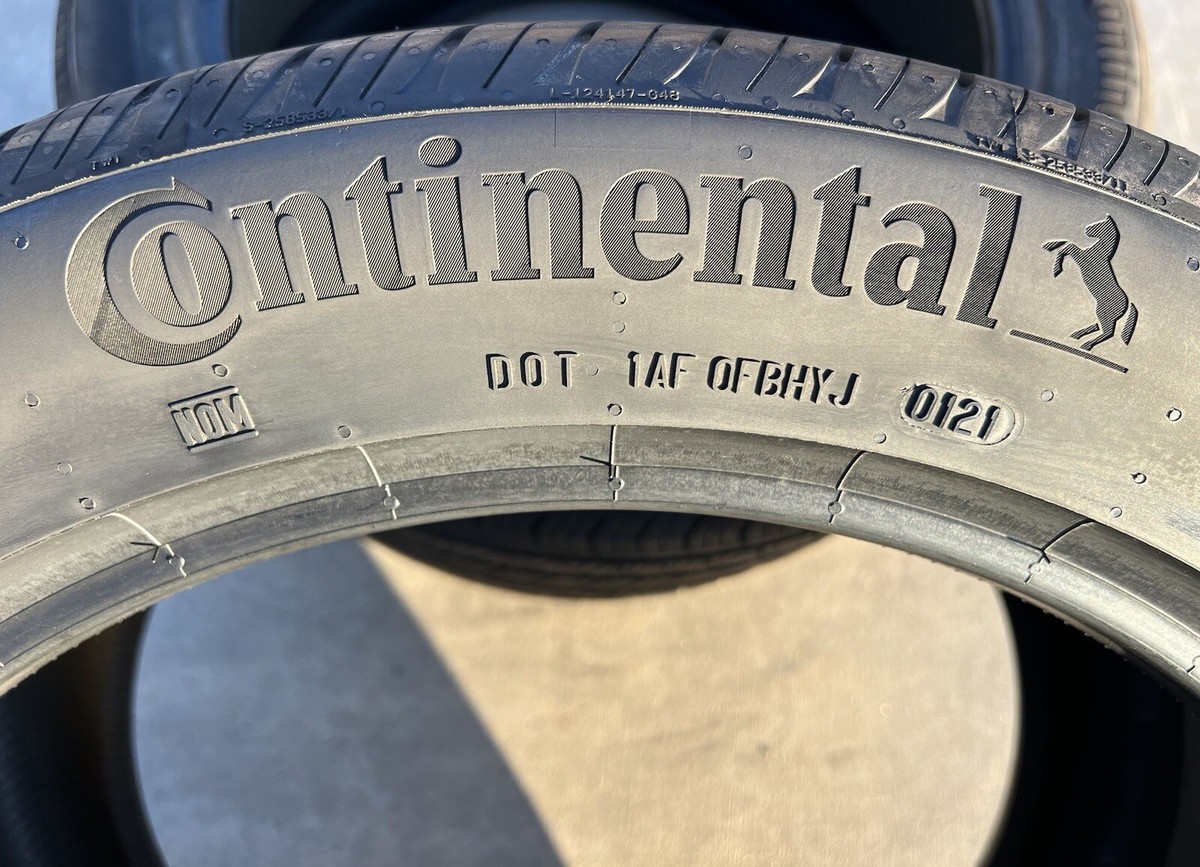 Set of TWO BRAND NEW 285/40R19 Continental ProContact RX T1 Tesla