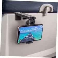 Universal in Flight Airplane Phone Holder Mount. Hands Free Viewing with Black