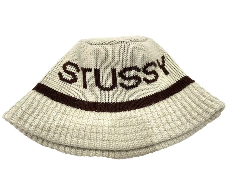 Stussy Jacquard Knit Bucket Hat SZ S/M - Image 3 of 4