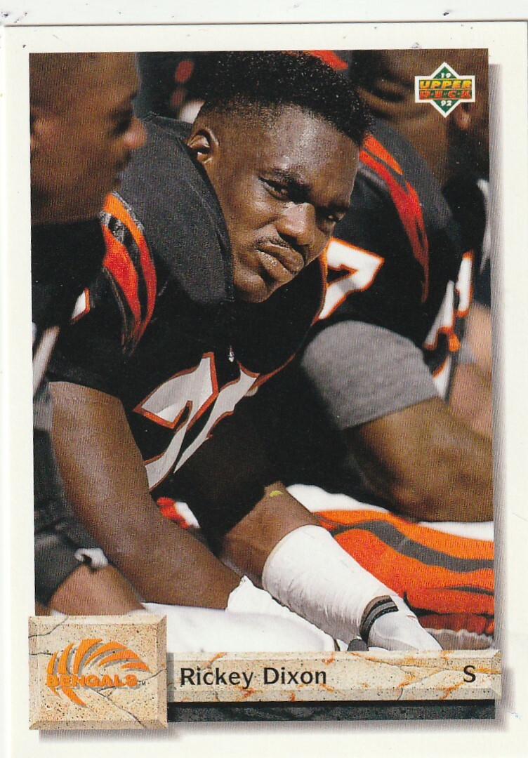 FREE SHIPPING-MINT-1992 Upper Deck Rickey Dixon #264 BENGALS PLUS BONUS CARDS