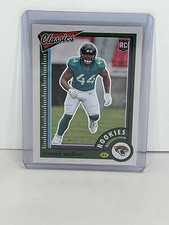 2022 Panini Classics Travon Walker Rookie RC Blue Purple Jaguars NFL
