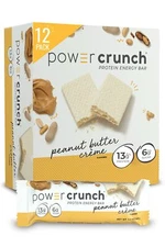 Power Crunch Protein Bars Peanut Butter Creme 12 Count High Protein Snack