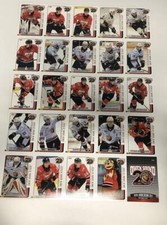 2019-20 OWEN SOUND ATTACK OHL UNCUT SHEET TEAM SET GUZDA DUDAS POPOV