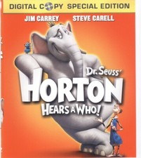 No Disc No Case ORIGINAL COVER ART Seuss Horton Hears A Who 2008 Blu-ray Cover 
