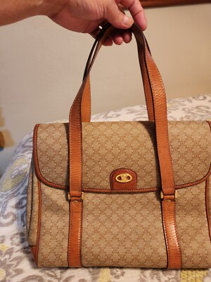 vintage celine macadam shoulder bag