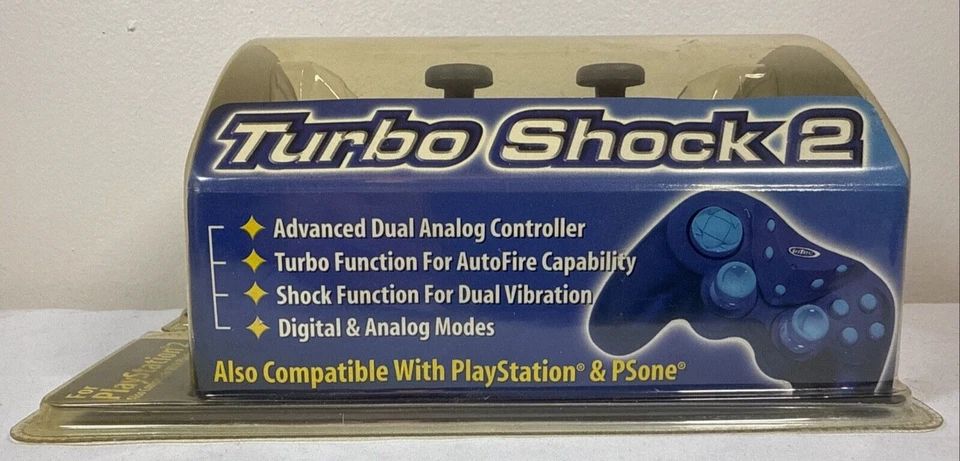 Intec / PS2-7001-B / Sony Play Station 2 Wired Controller / New & Sealed - Image 3 of 3