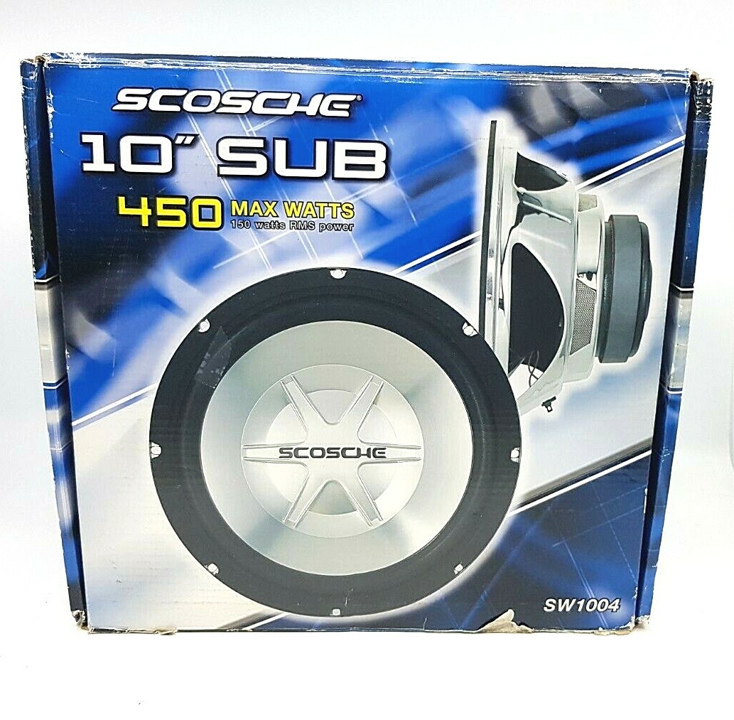 scosche powered subwoofer