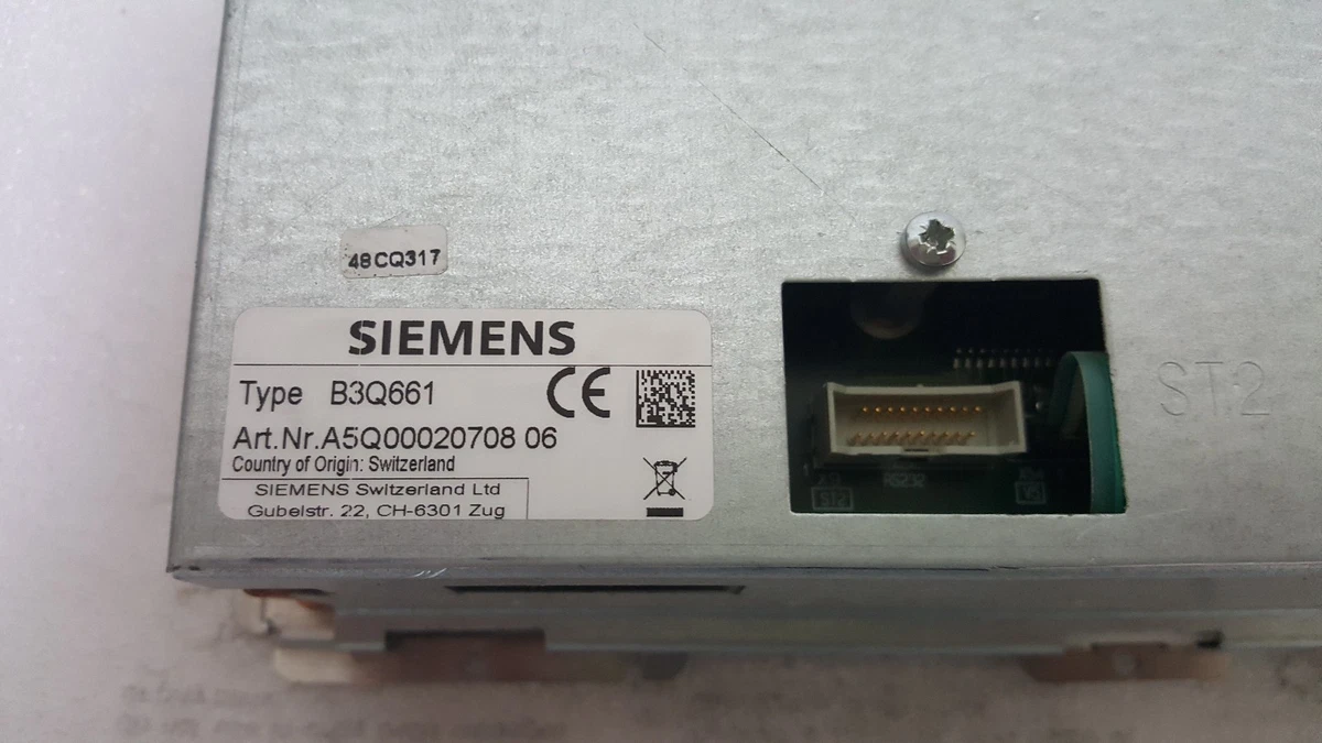 Siemens Cerberus Type B3Q661 Art Nr A5Q00020708 06 eBay