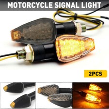 Pair Universal Motorcycle Indicators Turn Signal light Brake Stop Tail Lamps NEW