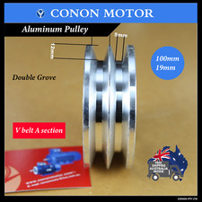 Double-groove Pulley 100mm shaft size 19mm air compressor wheel driven
