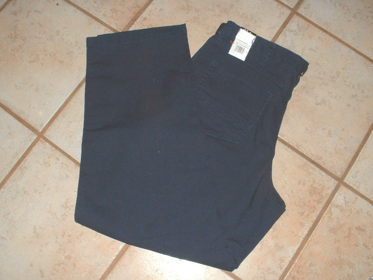 Men's Walls Dark Blue Cargo Work Pants XL Regular Comfortable Fit 38x32