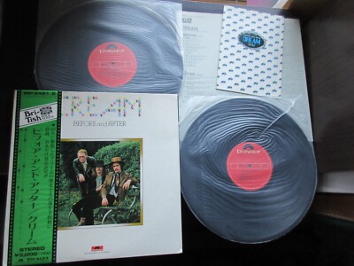 Cream Before and After Japan DBL Vinyl LP w Promo Book MP-9421 /2 Eric Clapton
