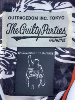 WACKO MARIA RAGE AGAINST THE MACHINE/Hawaiian shirt/XL/WHT