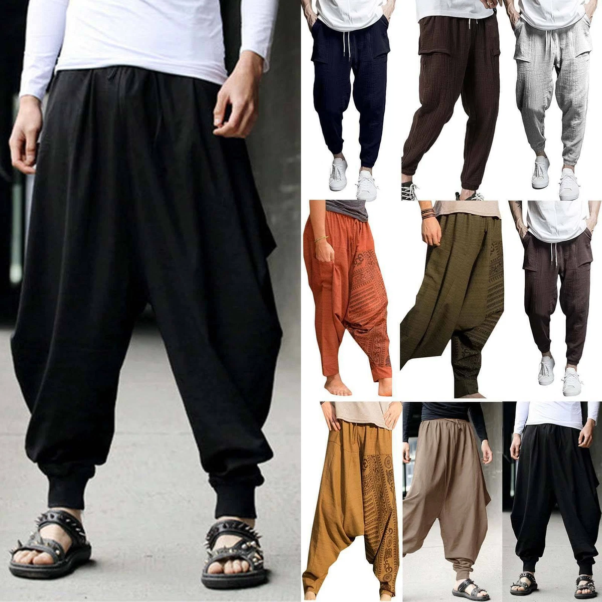 Baggy yoga pants mens clearance