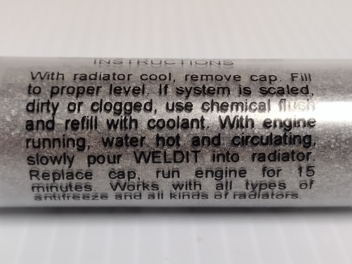💥1x☆Weldit☆Radiator Stop Leak☆Silver Sealer☆Conditioner