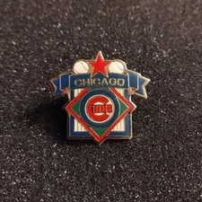Vintage Pin Chicago Cubs 1993 Imprinted Products Lapel Hat Button baseball 