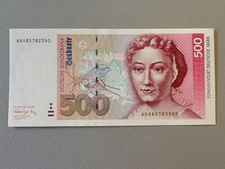 Germany Federal Republic P-43a 500 Deutsche Mark 1991