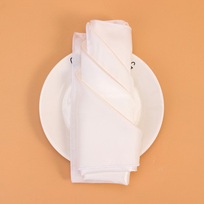 6 Pcs Dinner Napkins Cloth Round Tablecloth Meticulous Workmanship Simple Style