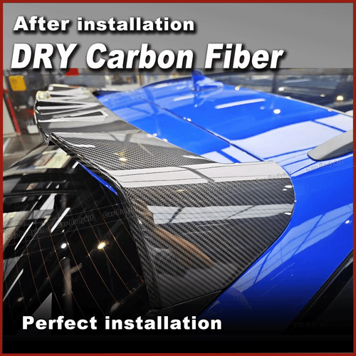 DRY Carbon Dashspoiler Flügel Spoiler Lippe Passt für Audi RS6 C8 Avant 2019-23 - Picture 4 of 14