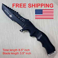 Pocket Knife Folding Knife Tactical Spring Assisted Open Blade Hunting Knife