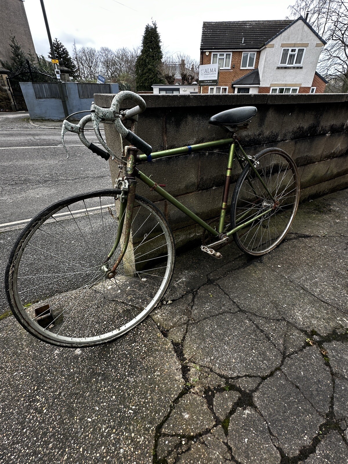 vintage falcon road bike Spares Or Repair/barn Find eBay
