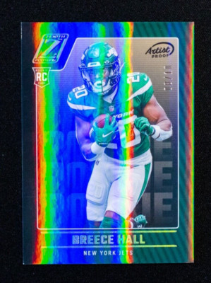 2022 Panini Zenith - Breece Hall - Rookie Artist Proof Gold SSP /10