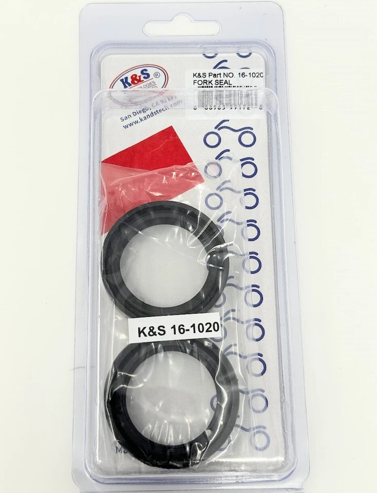 Par de sellos de aceite de horquilla K&S Technologies 16-1020 35 mm x 48 mm x 11 mm Foto 3 de 3