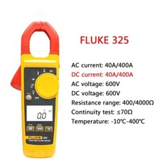 Fluke 325 True RMS DC/AC Current Voltage Tester Capacitance Clamp Frequency