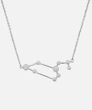 Sterling Forever Leo 'When Stars Align' Constellation Necklace Silver NWT