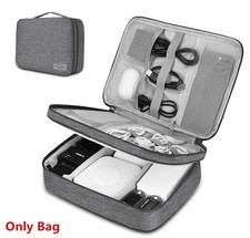 Portable Electronic Organizer Travel Cable Storage Bag Cord Case Accessories US