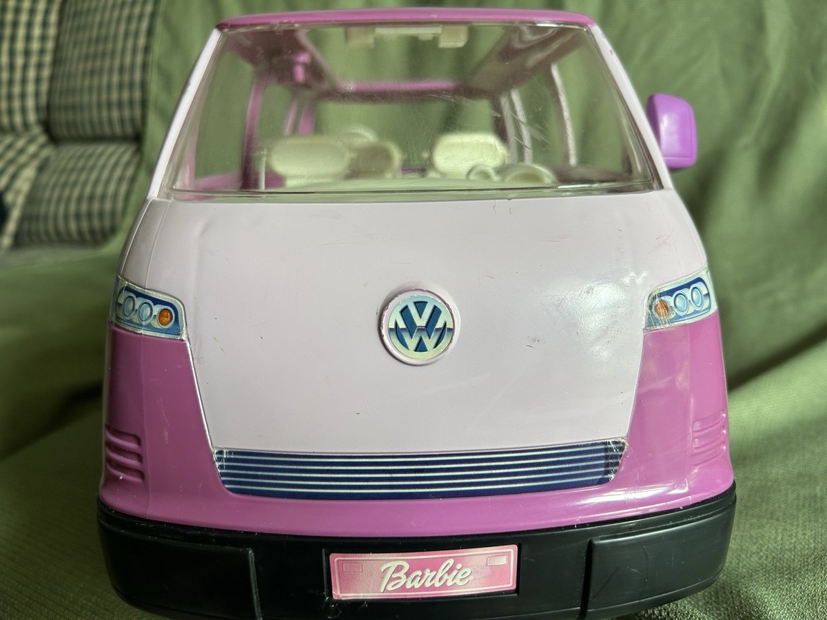 2002 Barbie Pink/Purple Volkswagen Microbus Vintage RARE Horn