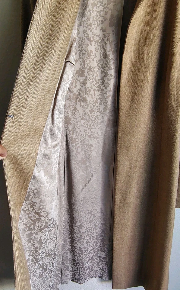 Abrigo B. Clemo Marrón Loro Piana 100% Cachemira Foto 4 de 4