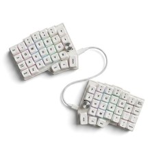 Borne Split Keyboard Mechanical Keyboards 2 Knobs Support QMKRGB VIAL Hot Swap