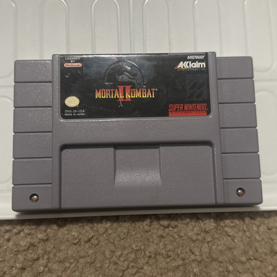 Mortal Kombat 2 II, Nintendo SNES 1994 Authentic, Cartridge Only, Tested Working